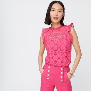 J CREW EYELET TOP💗🌸